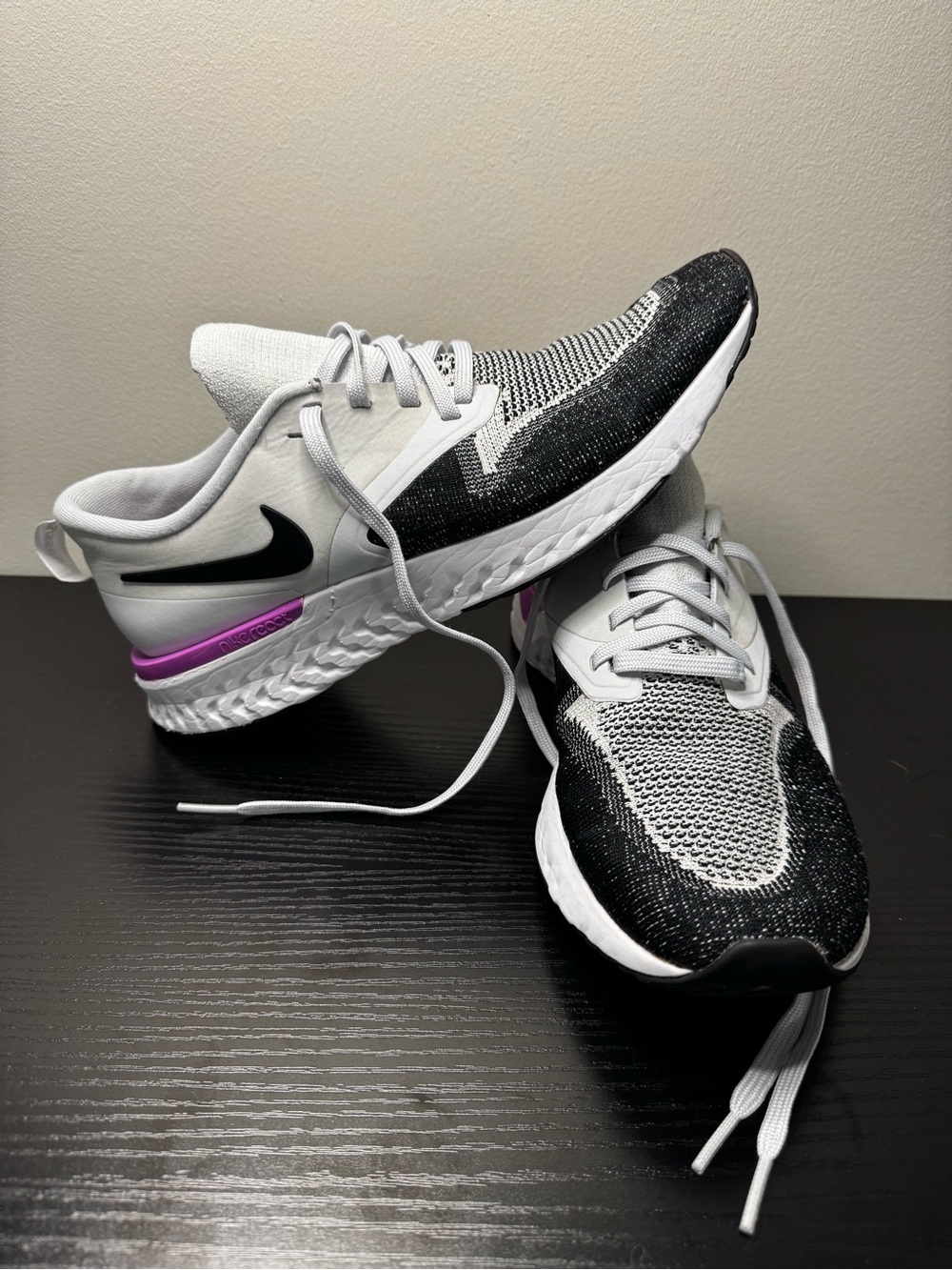 Nike Women’s Black, White & Purple Running Sneakers